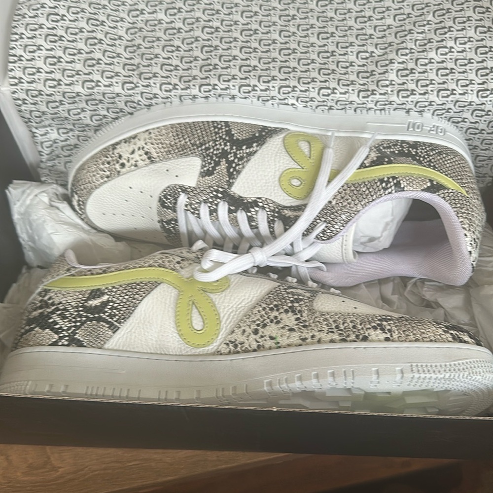 Two Tone Natural Python/Lime